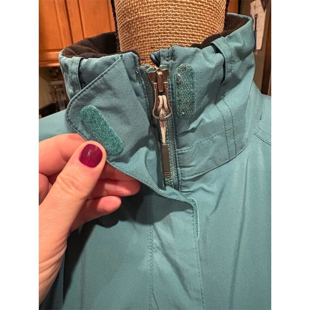 Marmot Women's Greenish Blue Lined Jacket Medium Hooded Casual Fall - Picture 6 of 16